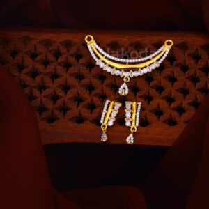 916 Gold Hallmark Ladies Fancy Mangalsutra Pendant MP636