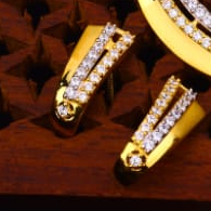 916 Gold Hallmark Ladies Delicate Mangalsutra Pendant MP633 - Image 2