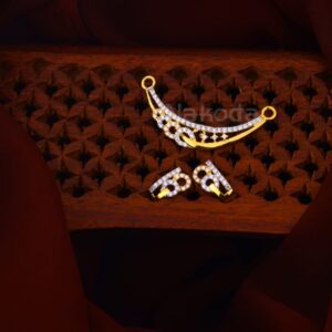 916 Gold Hallmark Ladies Classic Mangalsutra Pendant MP632