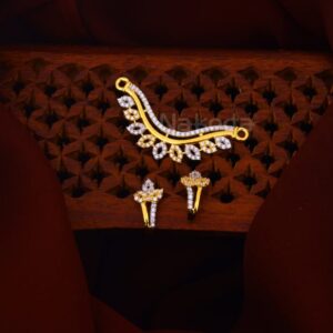916 Gold Ladies Stylish Mangalsutra Pendant MP630