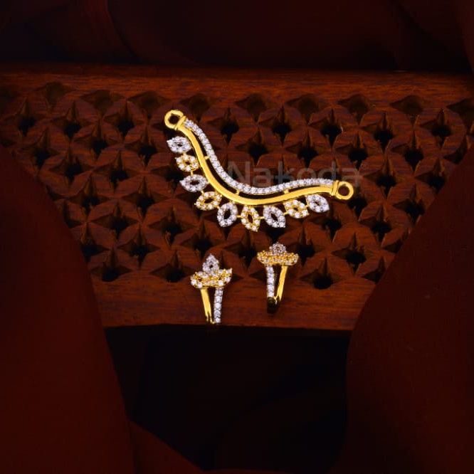 916 Gold Ladies Stylish Mangalsutra Pendant MP630