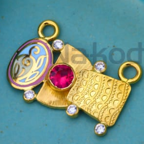 916 Gold Ladies Classic Mangalsutra Pendant MP622 - Image 2