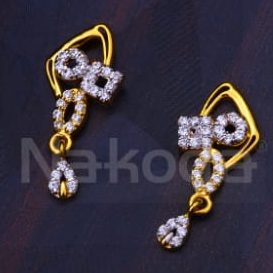 22KT Gold CZ Hallmark Exclusive Ladies Fancy Pendant Set FPS547