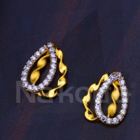 22KT Gold CZ Hallmark Delicate Ladies Fancy Pendant Set FPS546 - Image 2