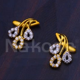 22KT Gold CZ Hallmark Classic Ladies Fancy Pendant Set FPS544