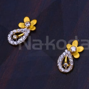 22KT Gold CZ Stylish  Ladies Fancy Pendant Set FPS543
