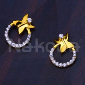 22KT Gold CZ Exclusive Ladies Fancy Pendant Set FPS541