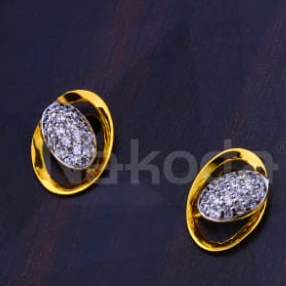 22KT Gold CZ Delicate Ladies Fancy Pendant Set FPS540