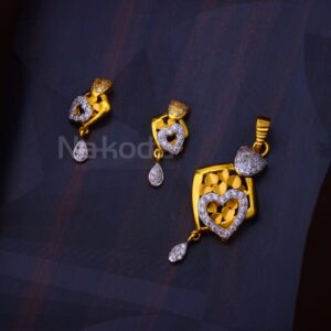 22KT Gold Hallmark Ladies Classic Fancy Pendant Set FPS531