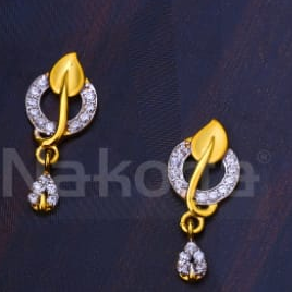 916 Gold CZ Delicate Ladies Fancy Pendant Set FPS511