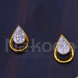 916 Gold CZ Ladies Fancy Pendant Set FPS509 - Image 2