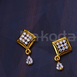 916 Gold Ladies Gorgeous Fancy Pendant Set FPS500 - Image 2