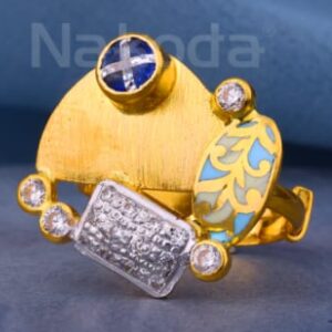 22KT Gold Hallmark Exclusive Ladies Antique Ring LAR388