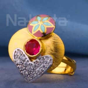 22KT Gold Hallmark Classic Ladies Antique Ring LAR385