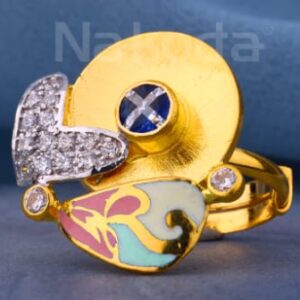 22KT Gold Ladies Exclusive Antique Ring LAR380