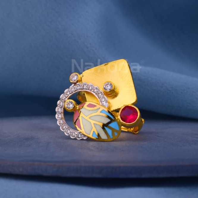 916 Gold CZ Hallmark Exclusive Ladies Antique Ring LAR372