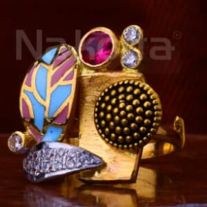 916 Gold CZ Fancy Ladies Antique Ring LAR366