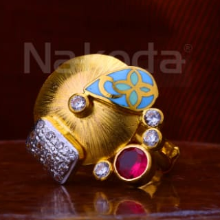 916 Gold Hallmark Gorgeous Ladies Antique Ring LAR357 - Image 3