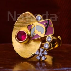 916 Gold Hallmark Fancy Ladies Antique Ring LAR356