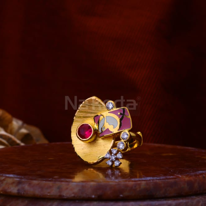916 Gold Hallmark Fancy Ladies Antique Ring LAR356