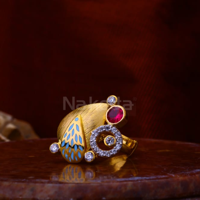 916 Gold Ladies Designer Antique Ring LAR344