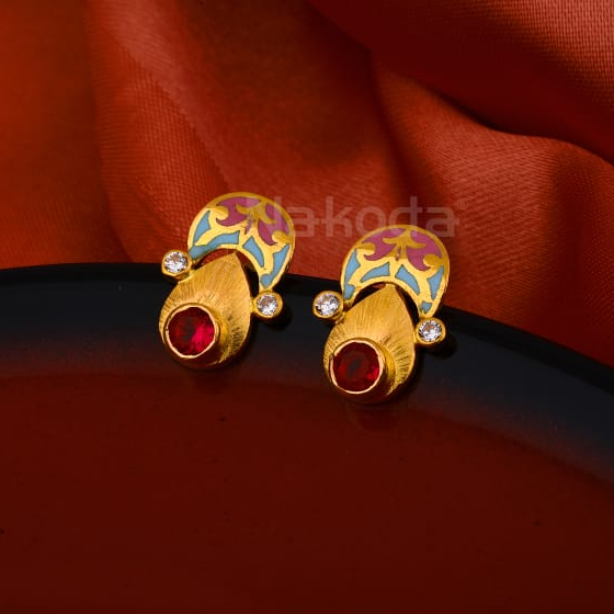 916 Gold CZ Ladies Fancy Antique Earring LAE22