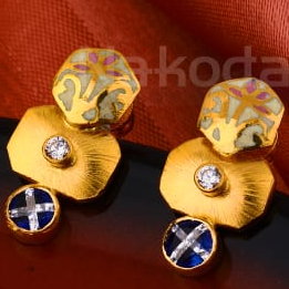 916 Ladies Gold Antique Earring LAE08