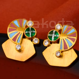 916 Ladies Gold Exclusive  Antique Earring LAE04