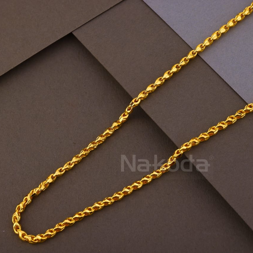 916 Gold Hallmark Men's Choco Designer Chain MCH811