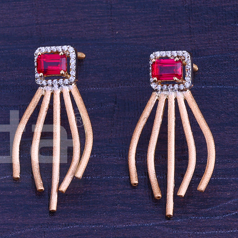 750 Rose Gold Designer Ladies Necklace Set RN414 - Image 2