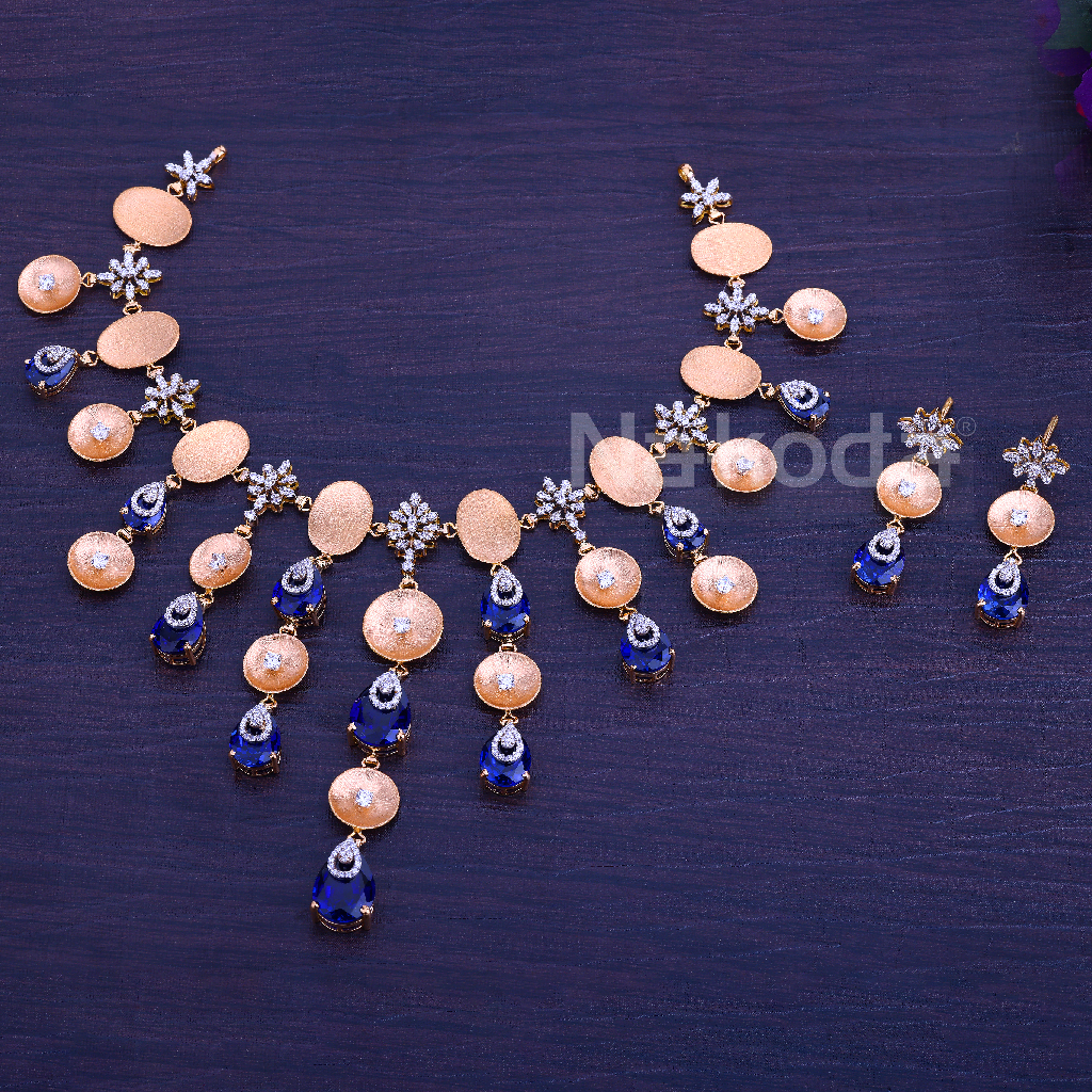 750 Rose Gold Ladies Necklace Set RN416