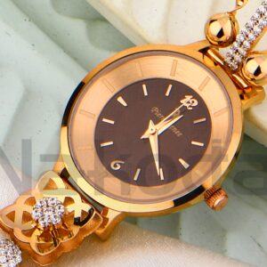750 Rose Gold Stylish Ladies Watch RLW483
