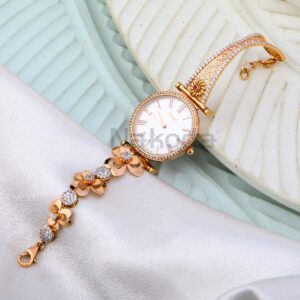 750 Rose Gold Gorgeous Ladies Watch RLW484