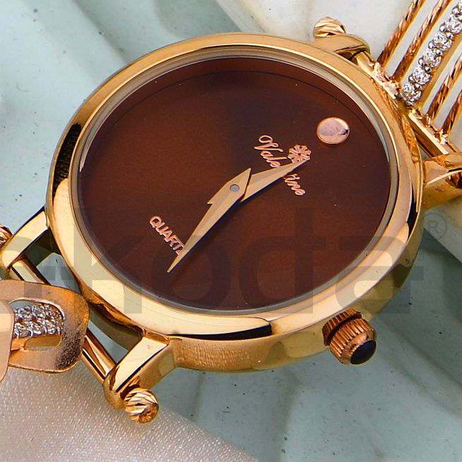 750 Rose Gold Fancy Ladies Watch RLW485 - Image 2