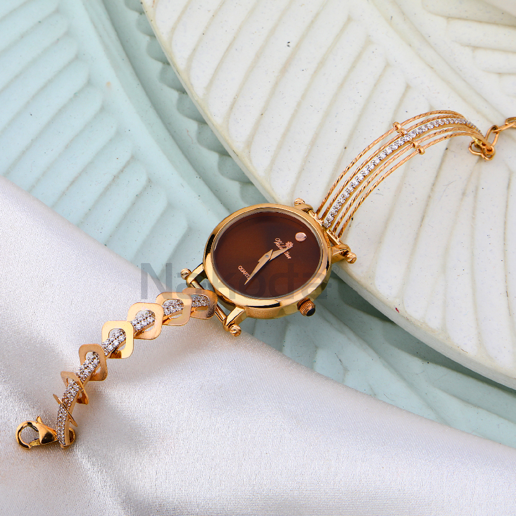 750 Rose Gold Fancy Ladies Watch RLW485