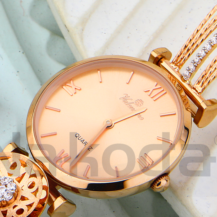 750 Rose Gold Exclusive Ladies Watch RLW486 - Image 2