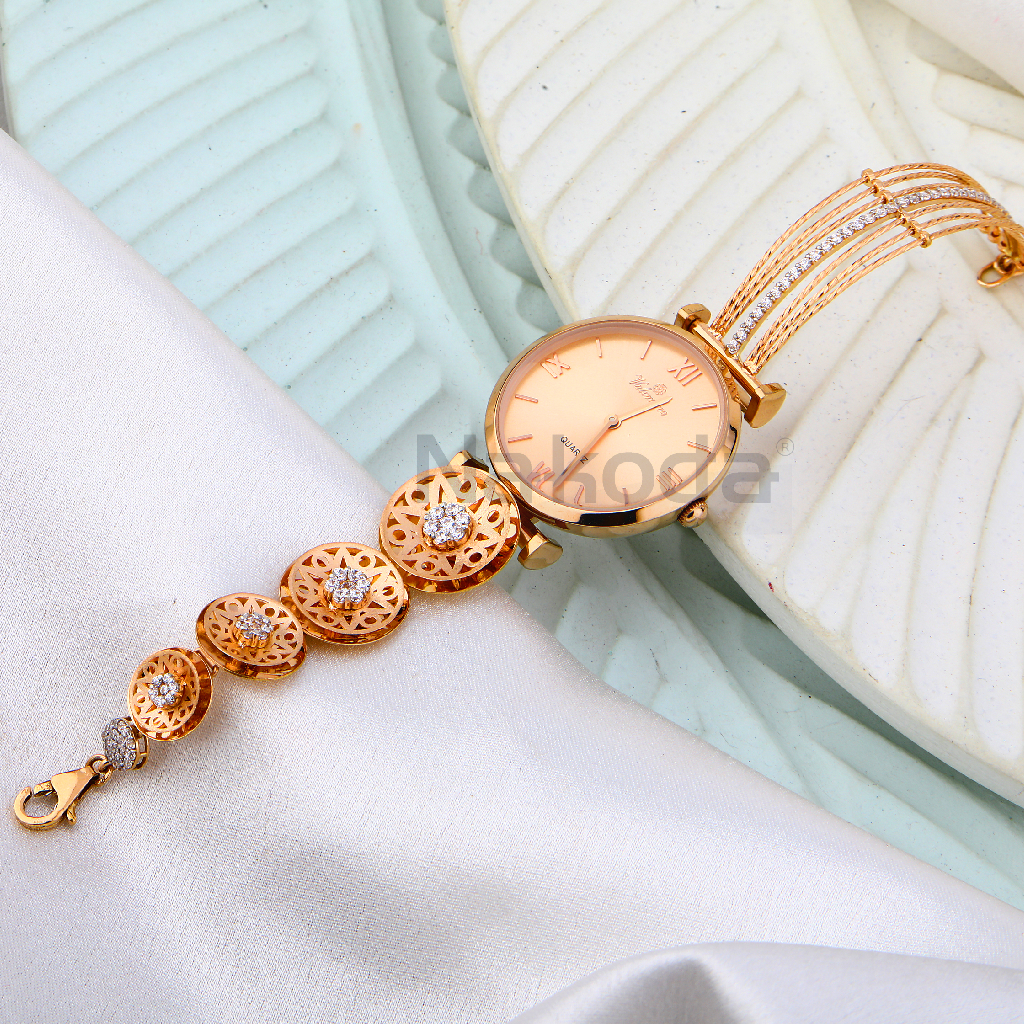 750 Rose Gold Exclusive Ladies Watch RLW486