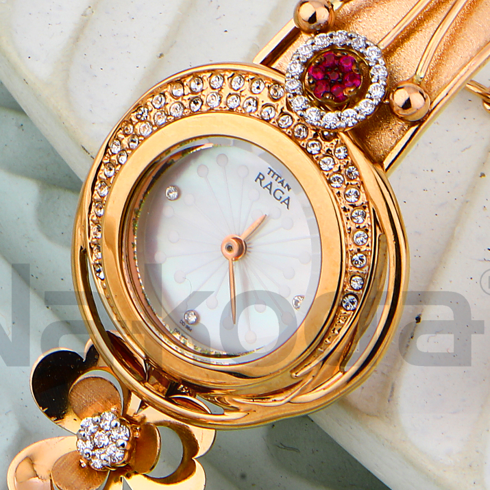 750 Rose Gold Delicate Ladies Watch RLW487 - Image 2