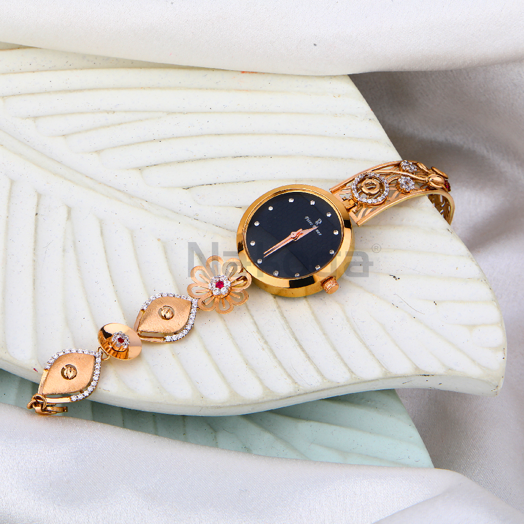 750 Rose Gold Classic Ladies Watch RLW489