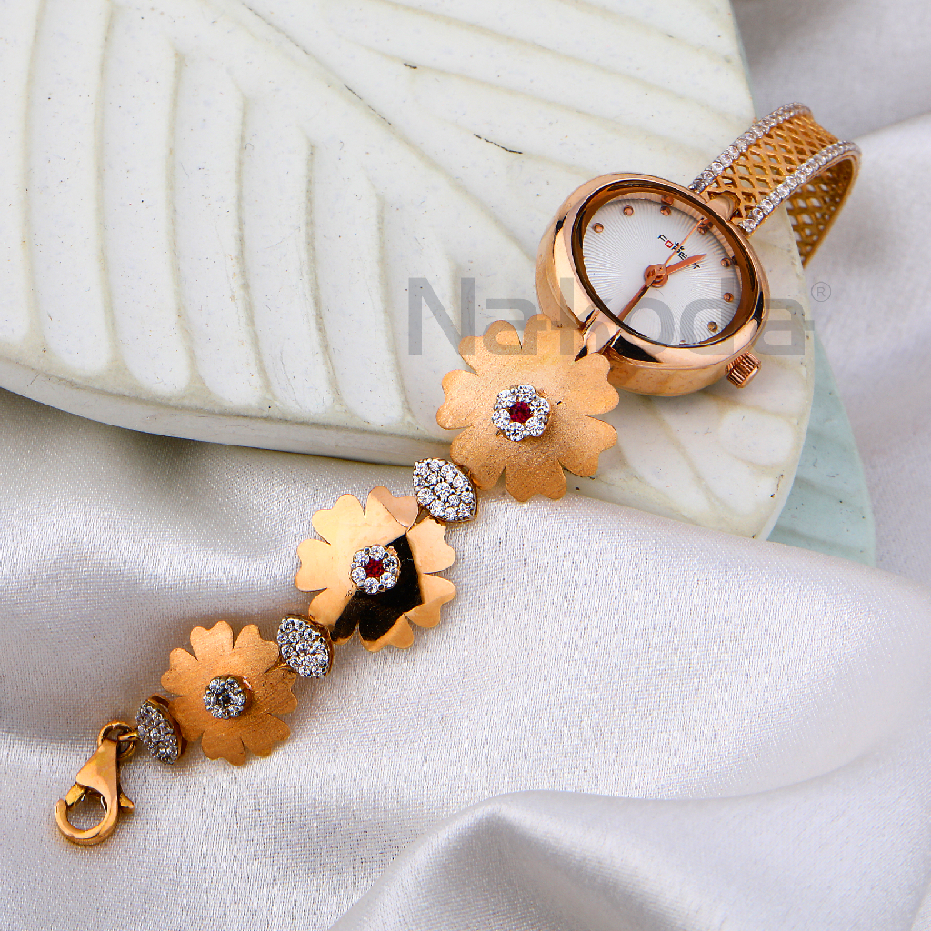750 Rose Gold Ladies Watch RLW490