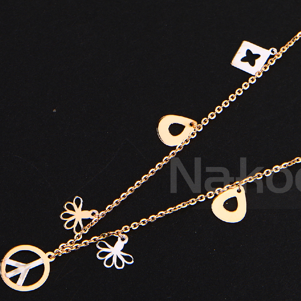 750 Rose Gold Cz Stylish Women's Tanmaniya RTM557 - Image 2