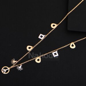 750 Rose Gold Cz Stylish Women's Tanmaniya RTM557