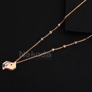 750 Rose Gold Cz Delicate  Women's Tanmaniya RTM561