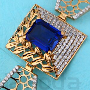 750 Rose Gold Stylish Women's Kada Bracelet RLKB422