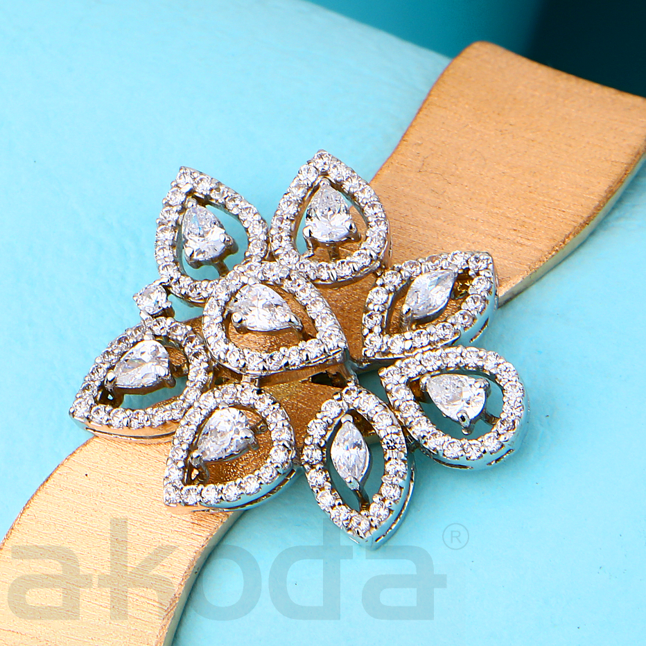 750 Rose Gold Delicate Women's Kada Bracelet RLKB426 - Image 2