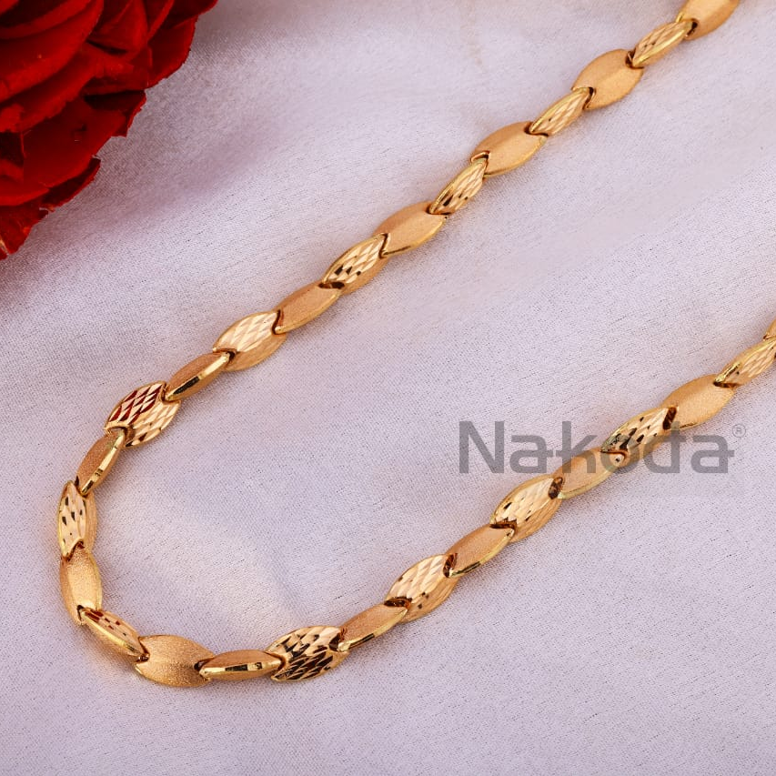 750 Rose Gold Hallmark Men's Chain RMC128