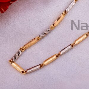 750 Rose Gold Hallmark Stylish Men's Chain RMC126