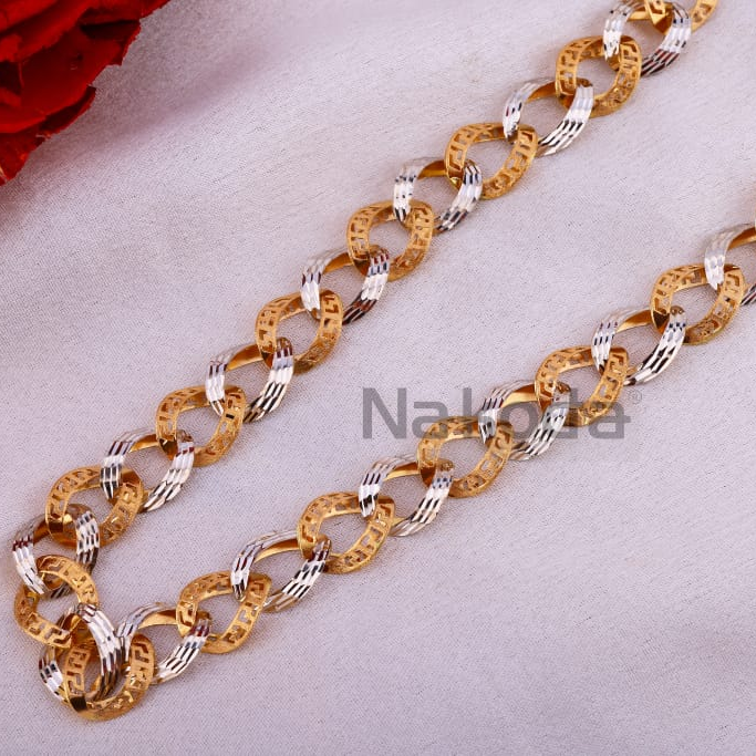 750 Rose Gold Hallmark Gorgeous Men's Chain RMC129
