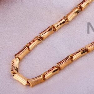 750 Rose Gold Hallmark Fancy Men's Chain RMC124