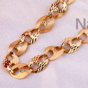 750 Rose Gold Hallmark Delicate Men's Chain RMC106